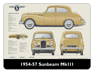 Sunbeam MkIII 1954-57 Mouse Mat